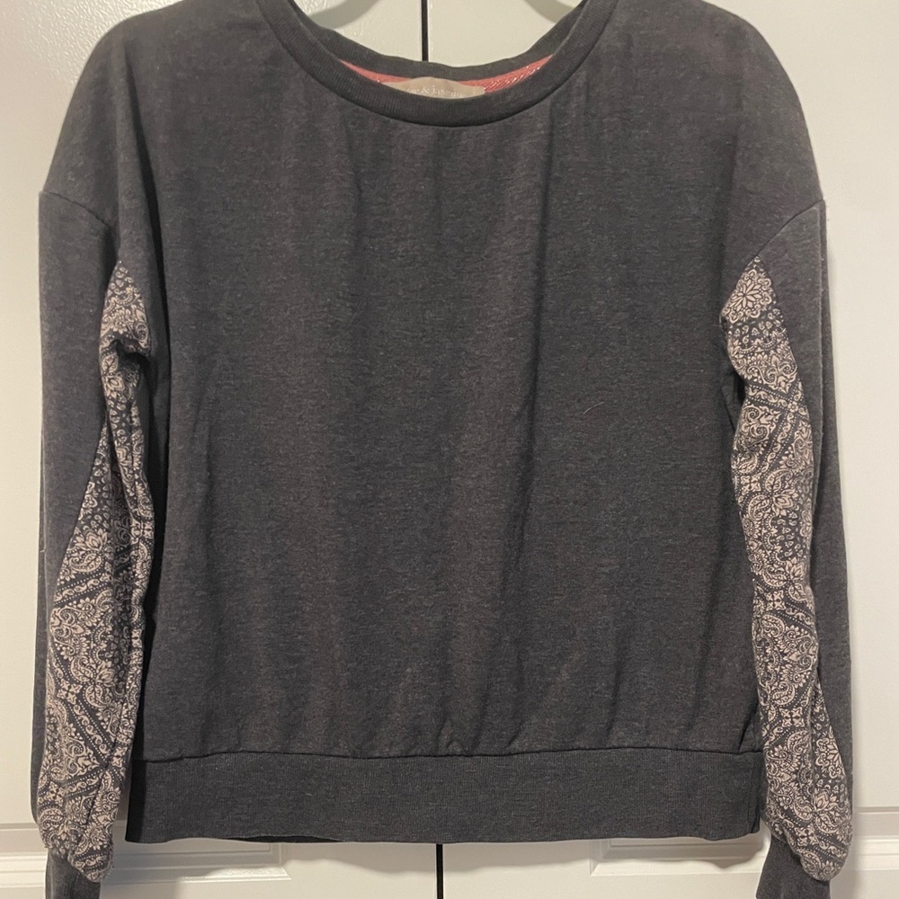 Colsie Woman S Gray Leopard Print crop cute style boho vintage animal - Picture 5 of 5